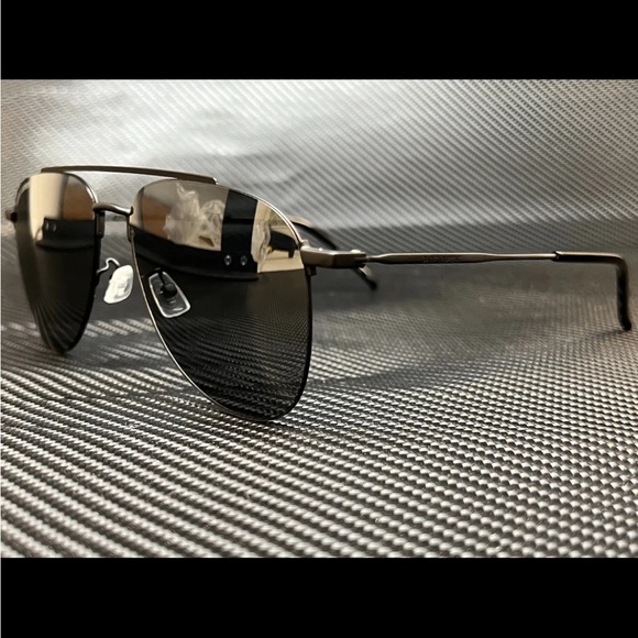 SAINT LAURENT SL 392 Wire 003 Black Aviator Unisex 57 mm Sunglasses - Picture 5 of 5